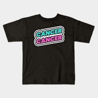 Cancer zodiac Sign Kids T-Shirt